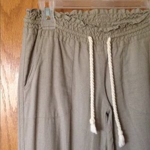 Roxy linen beach pants